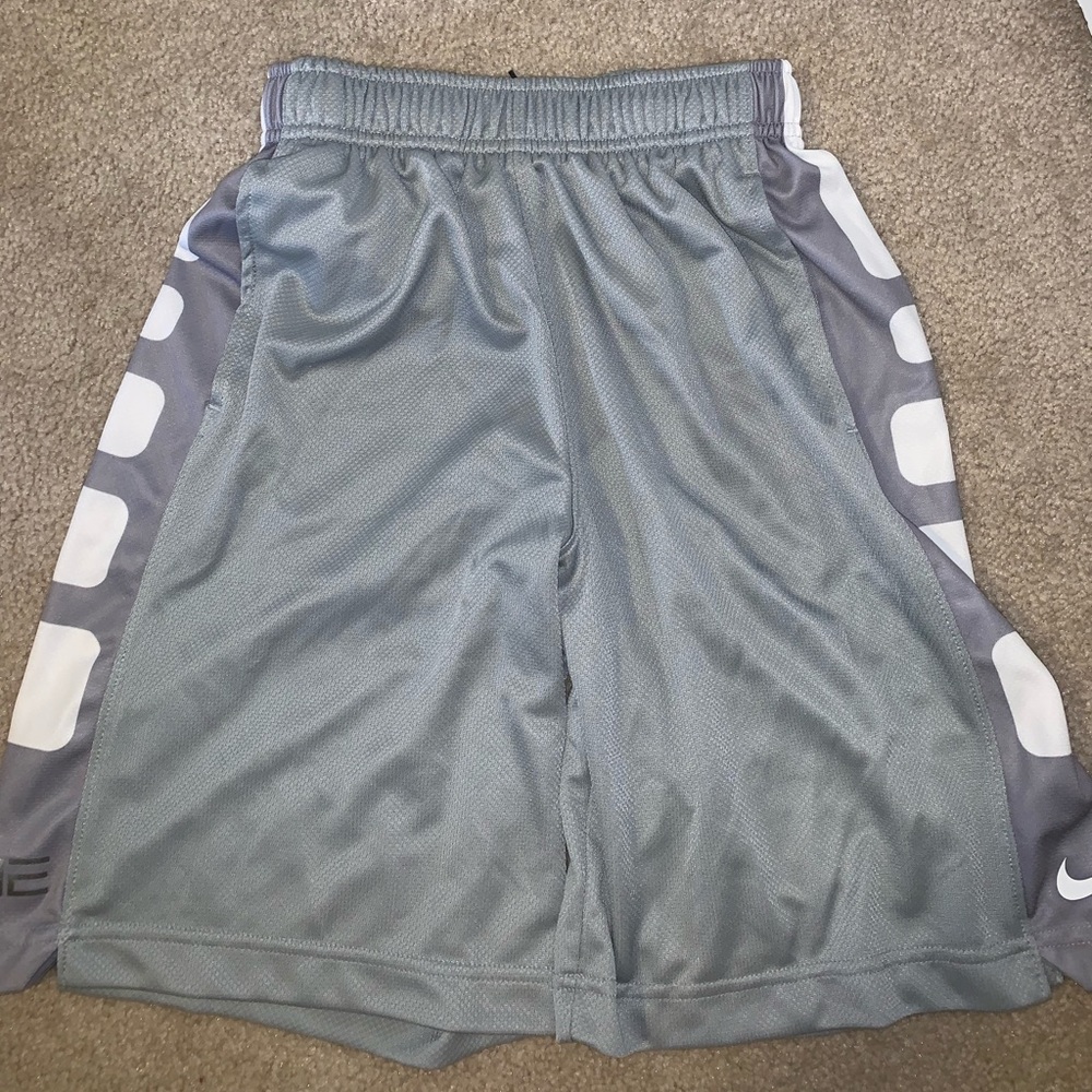 Grey Nike Elite Athletic Shorts